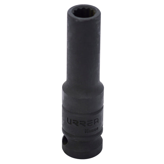 Dado De Impacto Largo Cuadro De 1/2, 12 Puntas, Urrea 7316