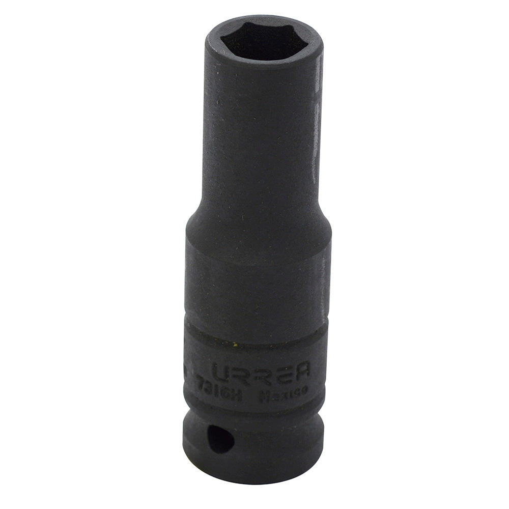 Dado De Impacto Largo Cuadro De 1/2, 6 Puntas, Urrea 7316H