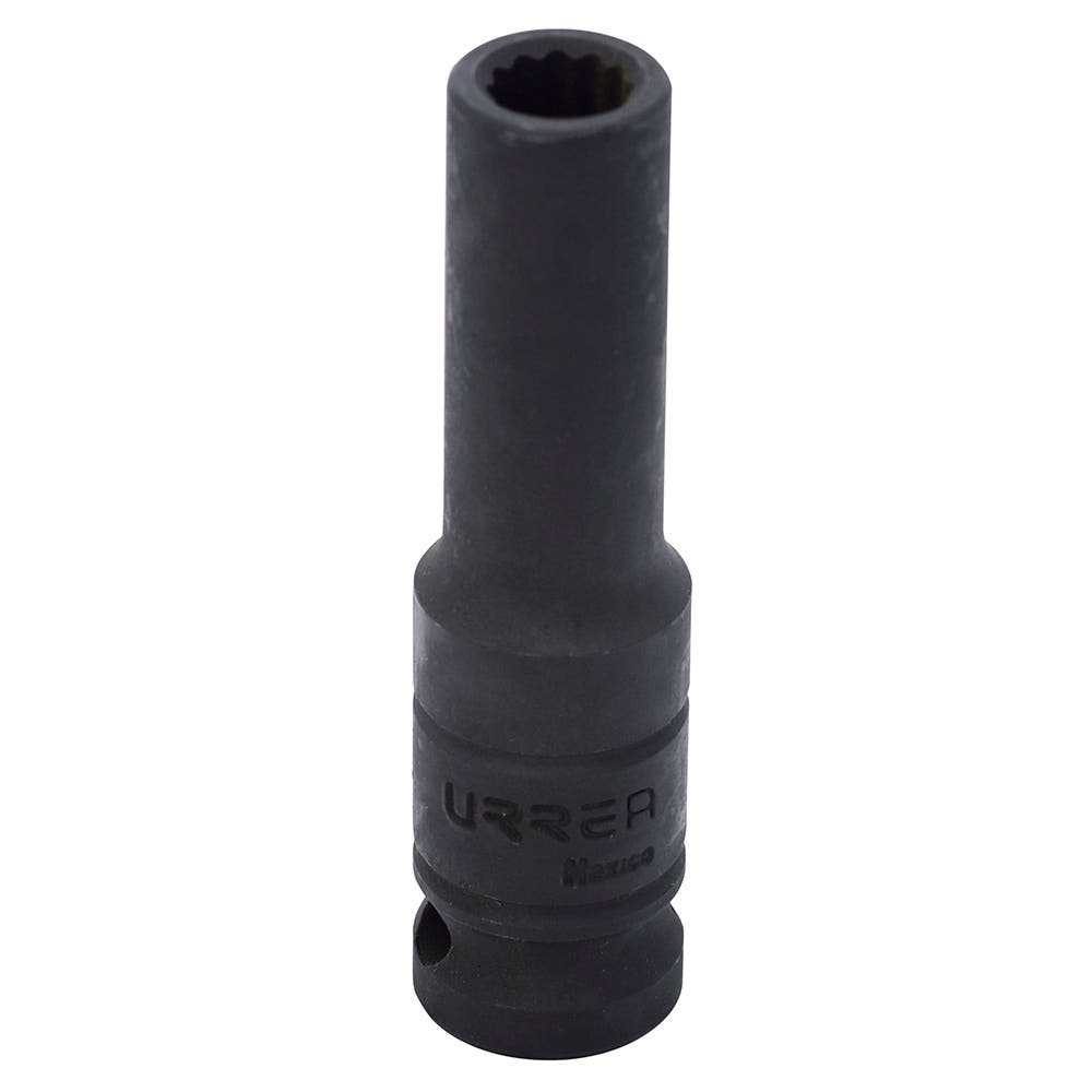 Dado De Impacto Largo Cuadro De 1/2, 12 Puntas, Urrea 7318