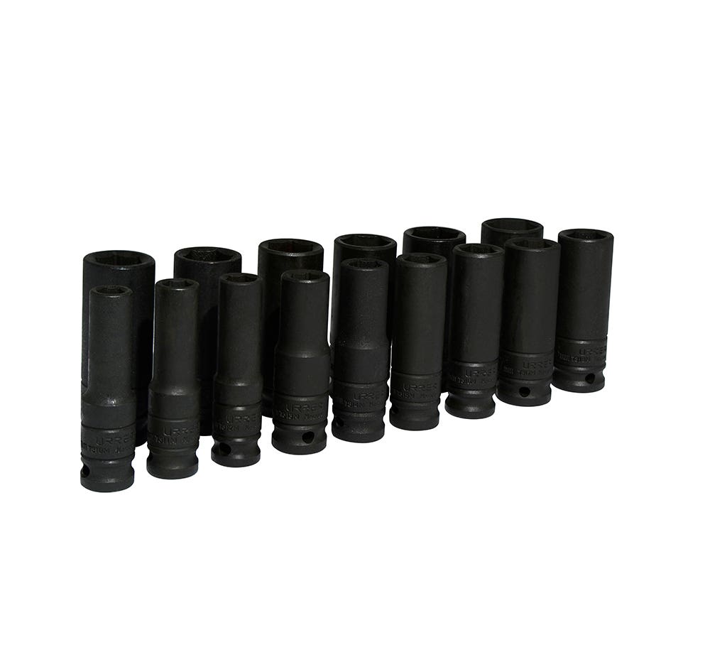 Juego De Dados Largos De Impacto Cuadro De 1/2, Urrea 73214M