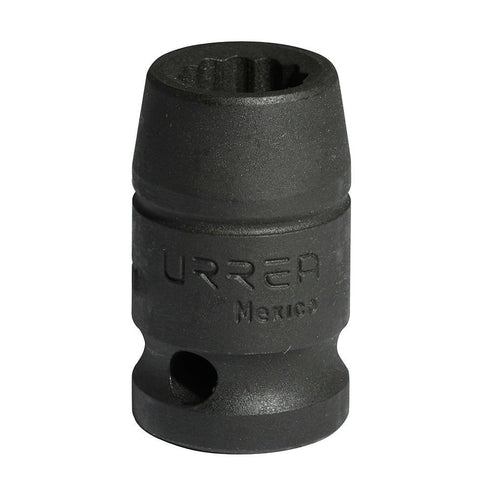 Dado De Impacto Cuadro De 1/2, 12 Puntas, Urrea 7411MT