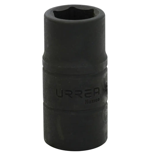 Dado De Impacto Corto Doble Boca Métrico Cuadro De 1/2, 3/4 x 13/16, Urrea 741921M