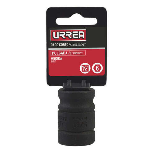 Dado De Impacto Cuadro De 1/2, 6 Puntas, Urrea 7432M