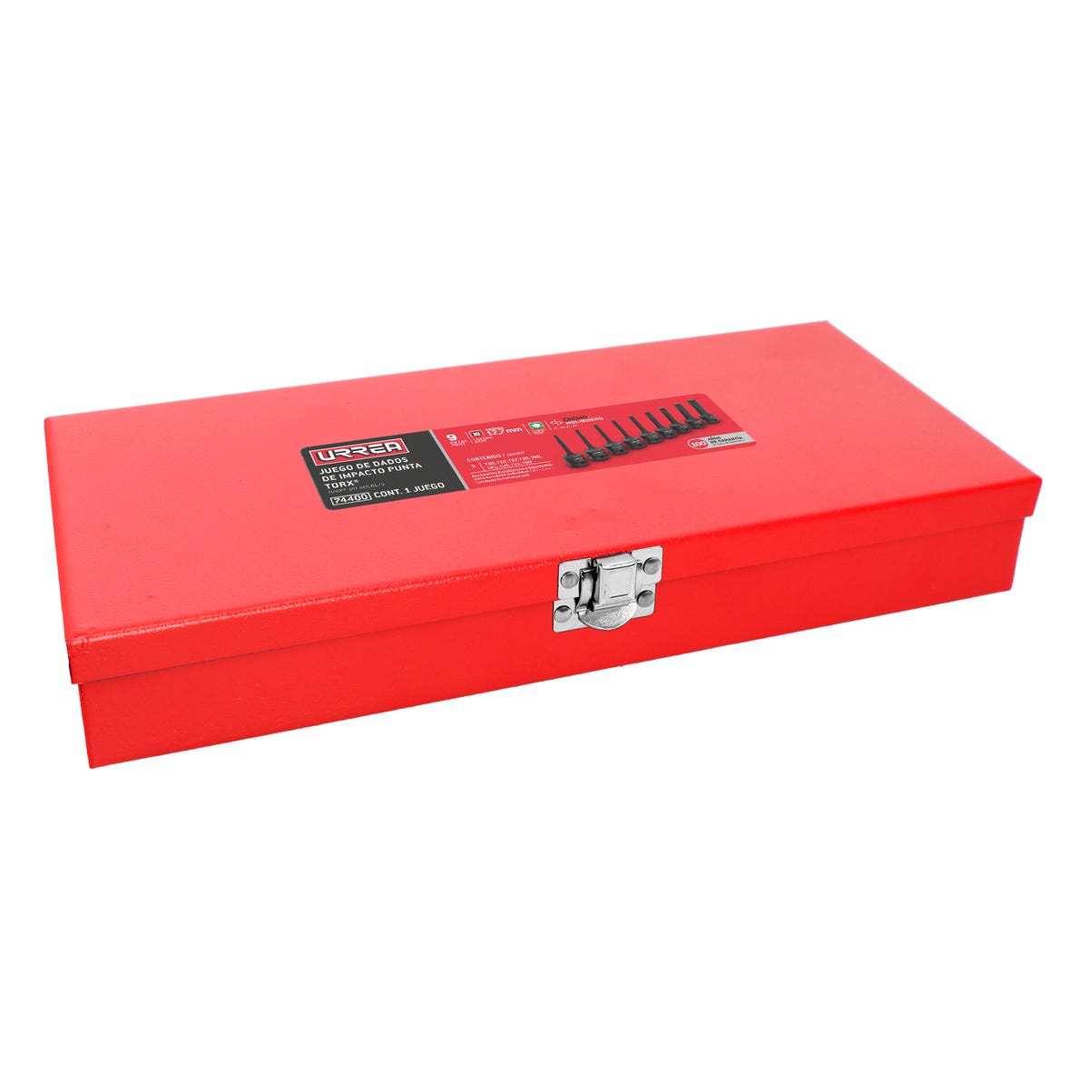 Juego De Dados De Impacto Con Punta Torx Cuadro Urrea 74400