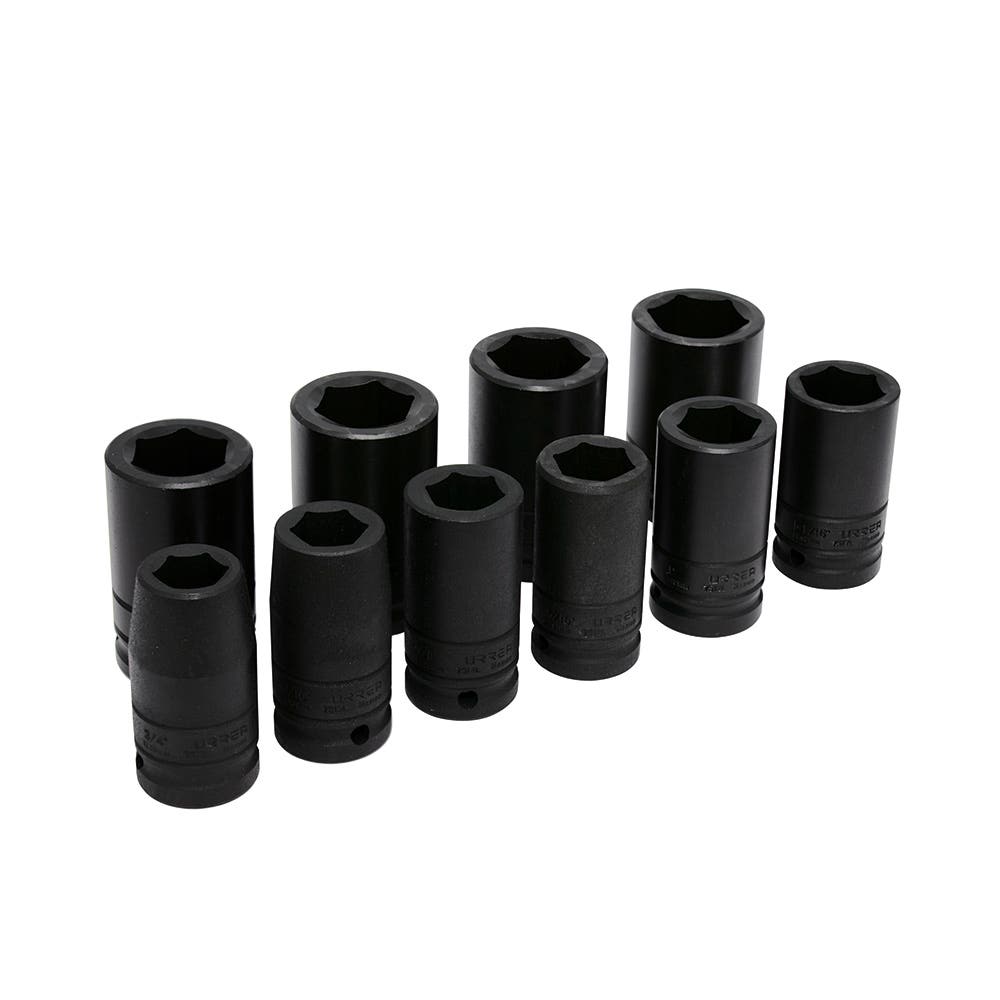 Juego De Dados Largos De Impacto Cuadro De 3/4, 6 Puntas, Urrea 750010L