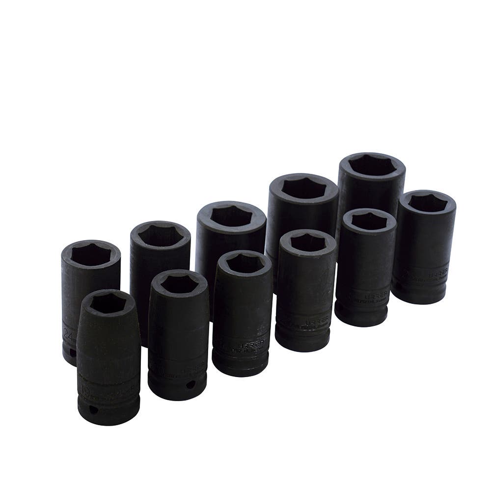 Juego De Dados Largos De Impacto Cuadro De 3/4, 6 Puntas, Urrea 750011ML