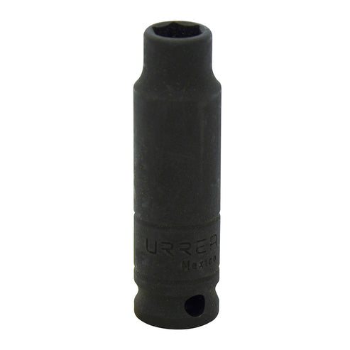 Dado De Impacto Largo Cuadro De 3/8, 6 Puntas, Urrea 7710H