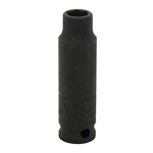 Dado De Impacto Largo Cuadro De 3/8, 6 Puntas, Urrea 7710H