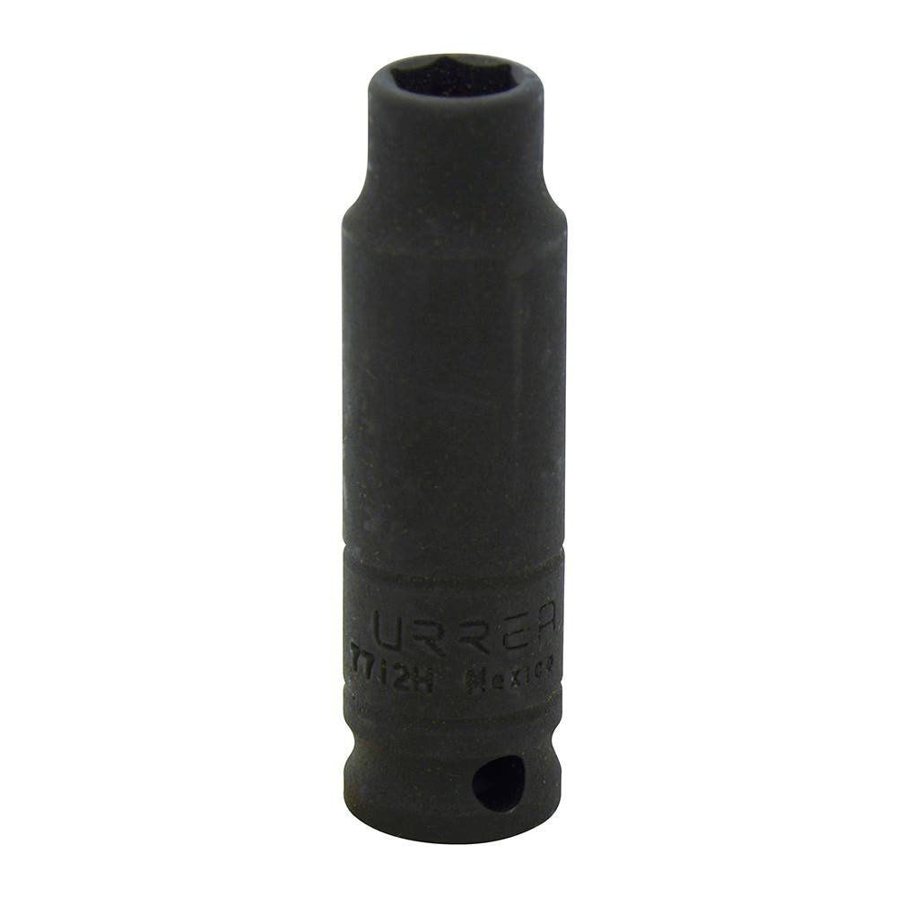 Dado De Impacto Largo Cuadro De 3/8, 6 Puntas, Urrea 7712H