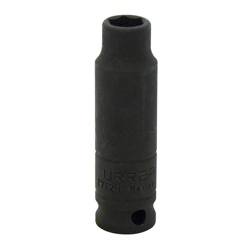 Dado De Impacto Largo Cuadro De 3/8, 6 Puntas, Urrea 7712H