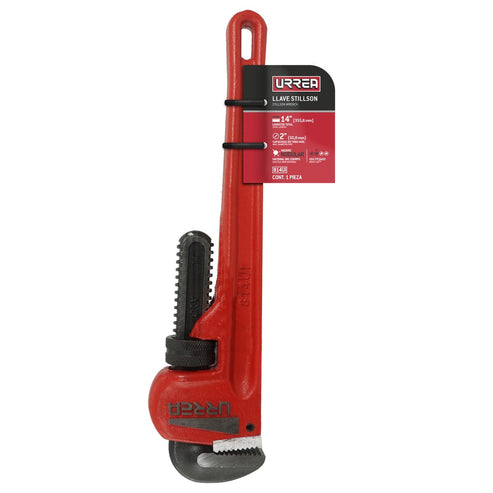 Llave Stillson De Hierro Maleable De 14, Uso Pesado, Urrea 814UI