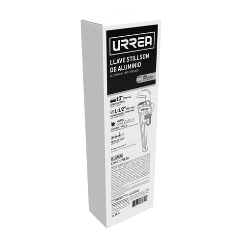Llave Stillson De Aluminio 2-1/2, 18, Urrea 818AUR