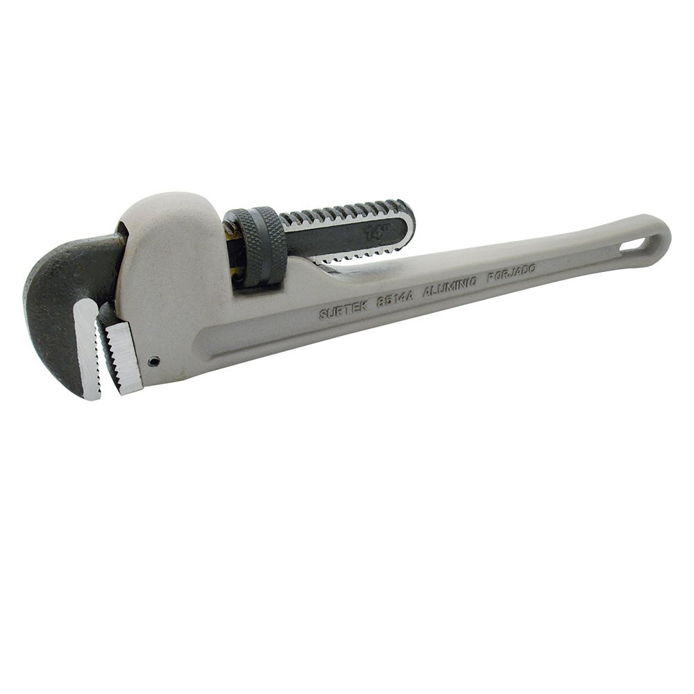 Llave Stillson De Aluminio De 1-3/4, 10, Surtek 8510A