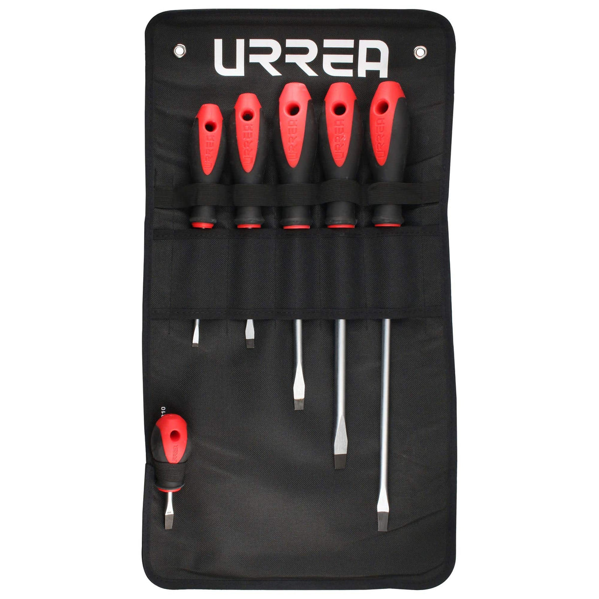 Juego De Destornilladores Con Mango Bimaterial Combinados, 6 Piezas En Estuche, Urrea 8600B