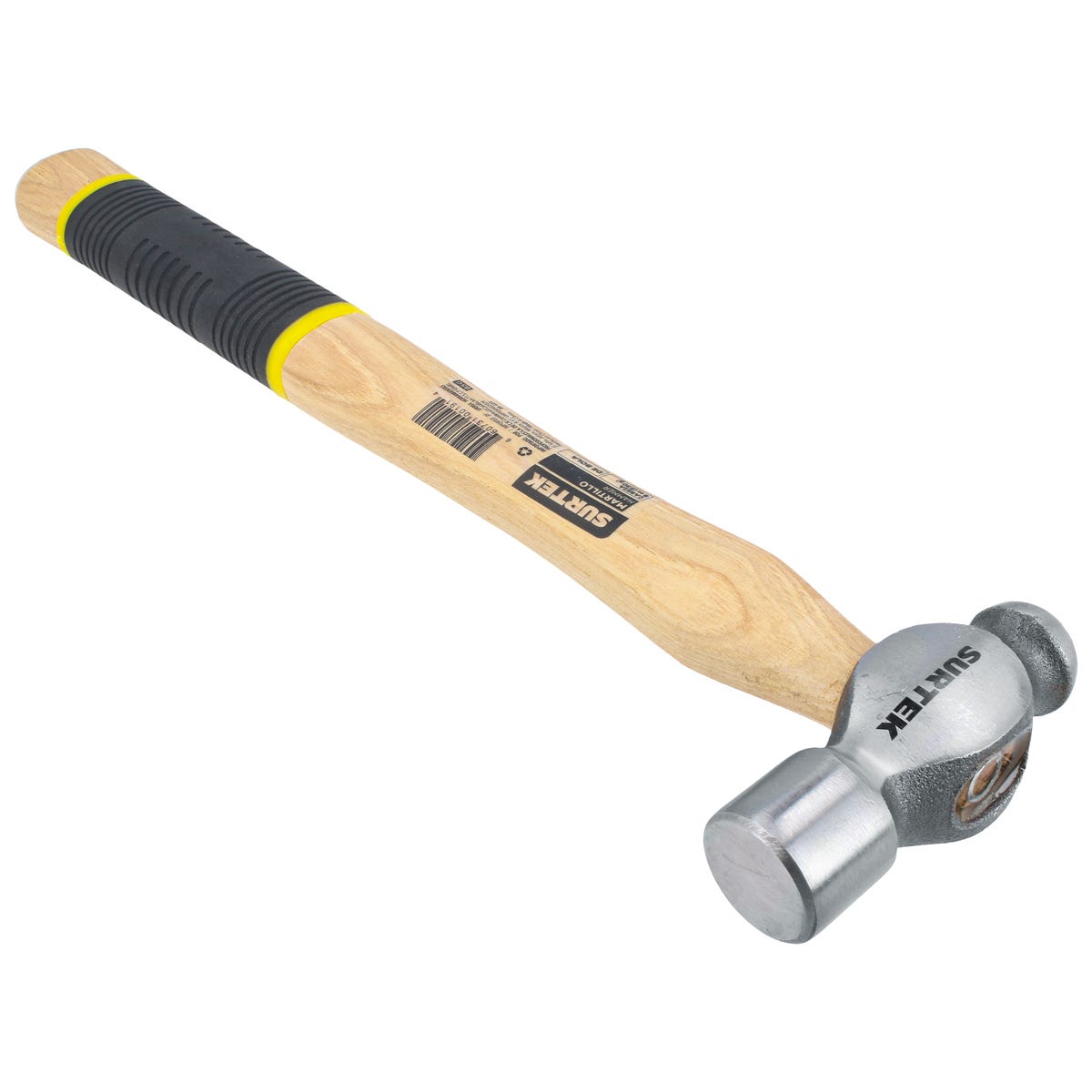 Martillo De Bola Pulido Con Mango De Madera Con Grip De 11, 8 Oz, Surtek 8SG
