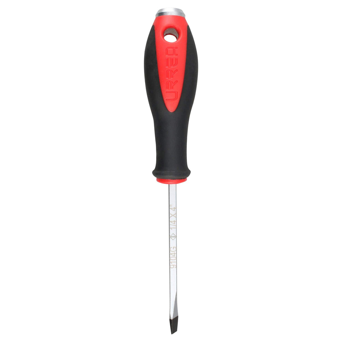 Destornillador Con Mango Bimaterial De Golpe, Punta Plana 1/4 x 4, Urrea 9104G