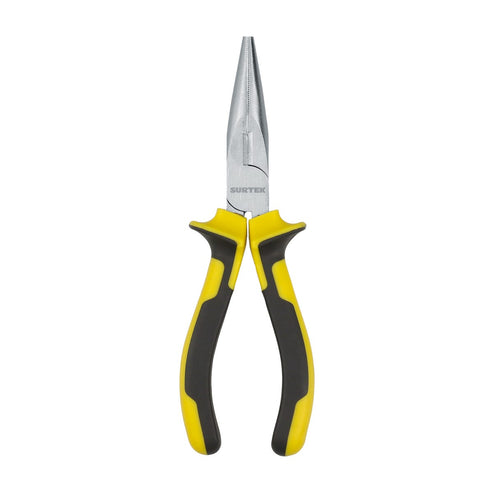 Pinza Con Mango Bimaterial De 1000 V De Puntas Largas, 6, Surtek 926V