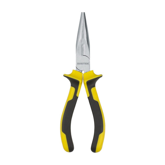 Pinza Con Mango Bimaterial De 1000 V De Puntas Largas, 6, Surtek 926V