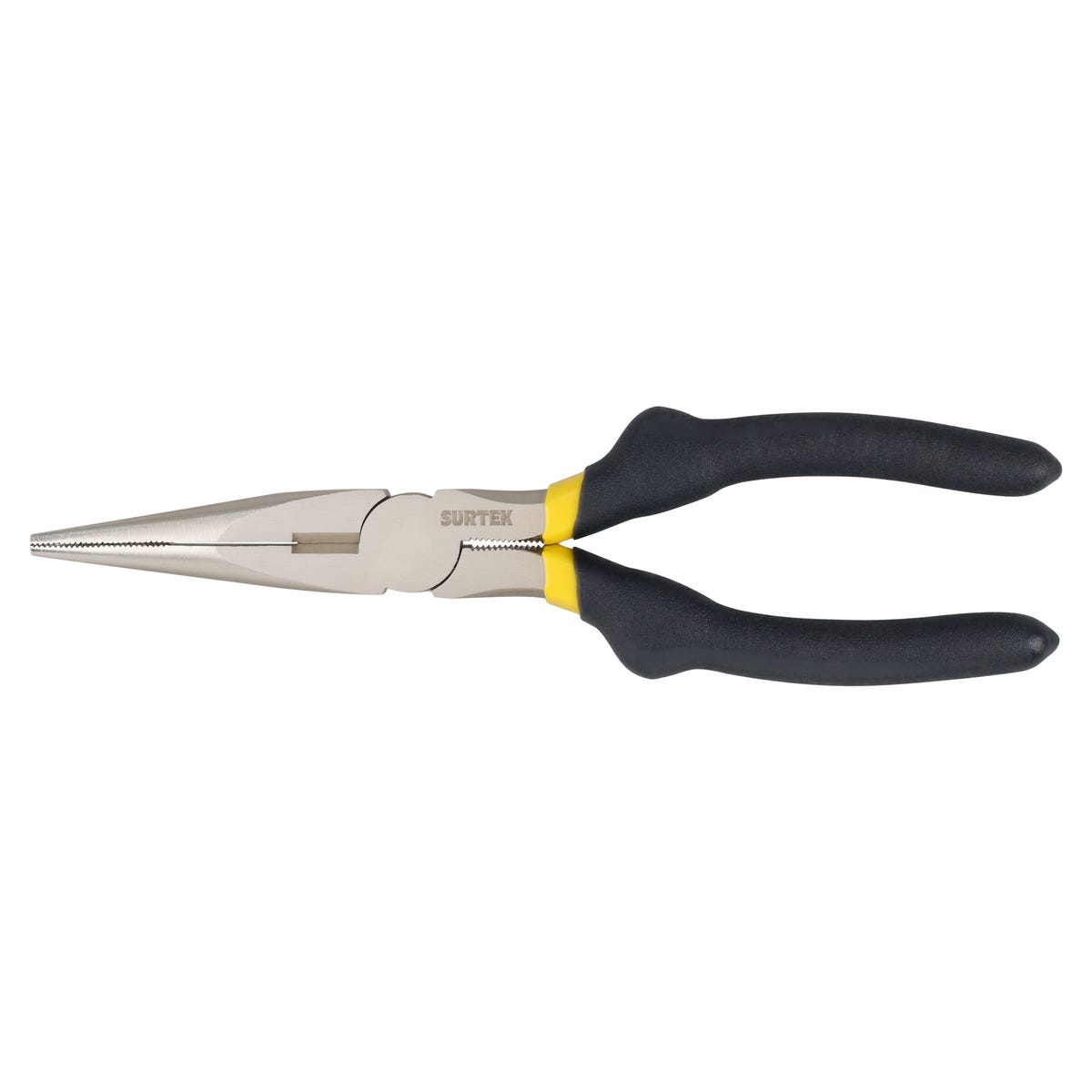 Pinza Para Electricista Con Mango Rubber Grip Punta Larga Corte Lateral De 7, Surtek 927