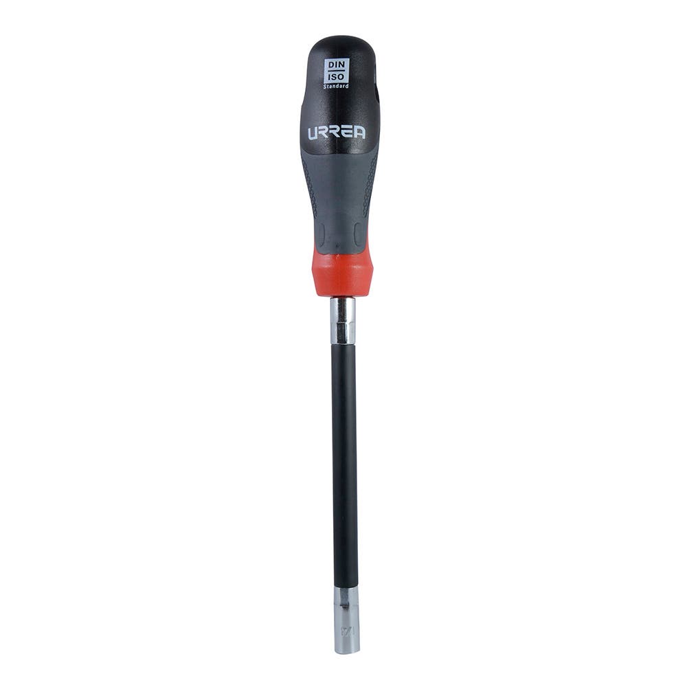 Destornillador Flexible Magnético Con Mango Trimaterial Para Puntas 1/4, Urrea 9300TF