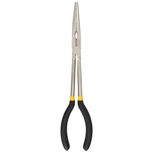 Pinza Extra Larga Para Electricista Con Mango Doble Plastisol Punta Fina De 11, Surtek 931