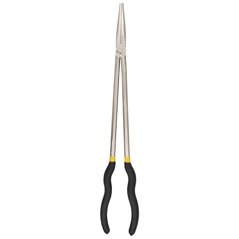 Pinza Extra Larga Para Electricista Con Mango Doble Plastisol Punta Fina De 16, Surtek 936