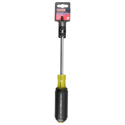 Destornillador Con Mango Cushion Grip, Punta Plana Barra Redonda 5/16 x 6, Urrea 9406