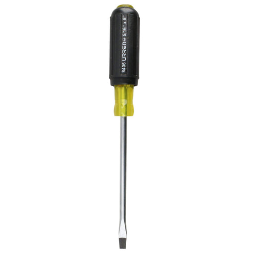 Destornillador Con Mango Cushion Grip, Punta Plana Barra Redonda 5/16 x 6, Urrea 9406