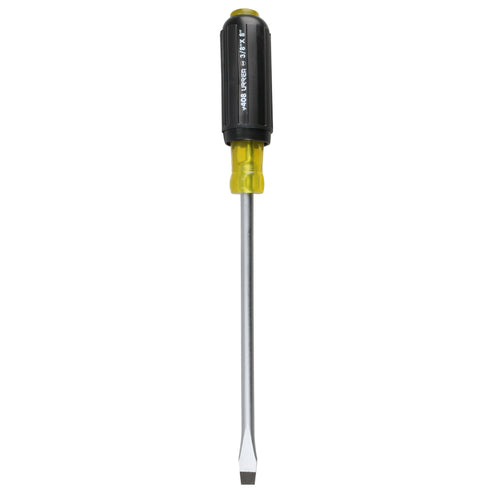 Destornillador Con Mango Cushion Grip, Punta Plana Barra Redonda 3/8 x 8, Urrea 9408
