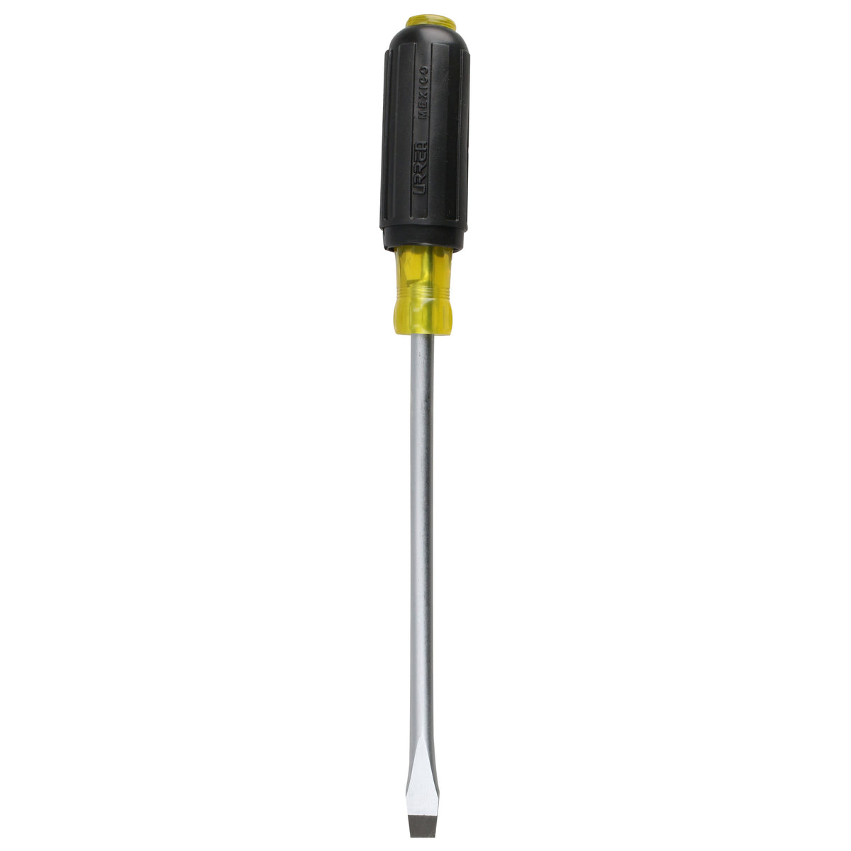 Destornillador Con Mango Cushion Grip, Punta Plana Barra Redonda 3/8 x 8, Urrea 9408
