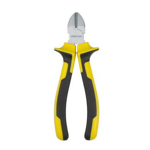 Pinza Con Mango Bimaterial De 1000 V De Corte Diagonal, 6, Surtek 946V