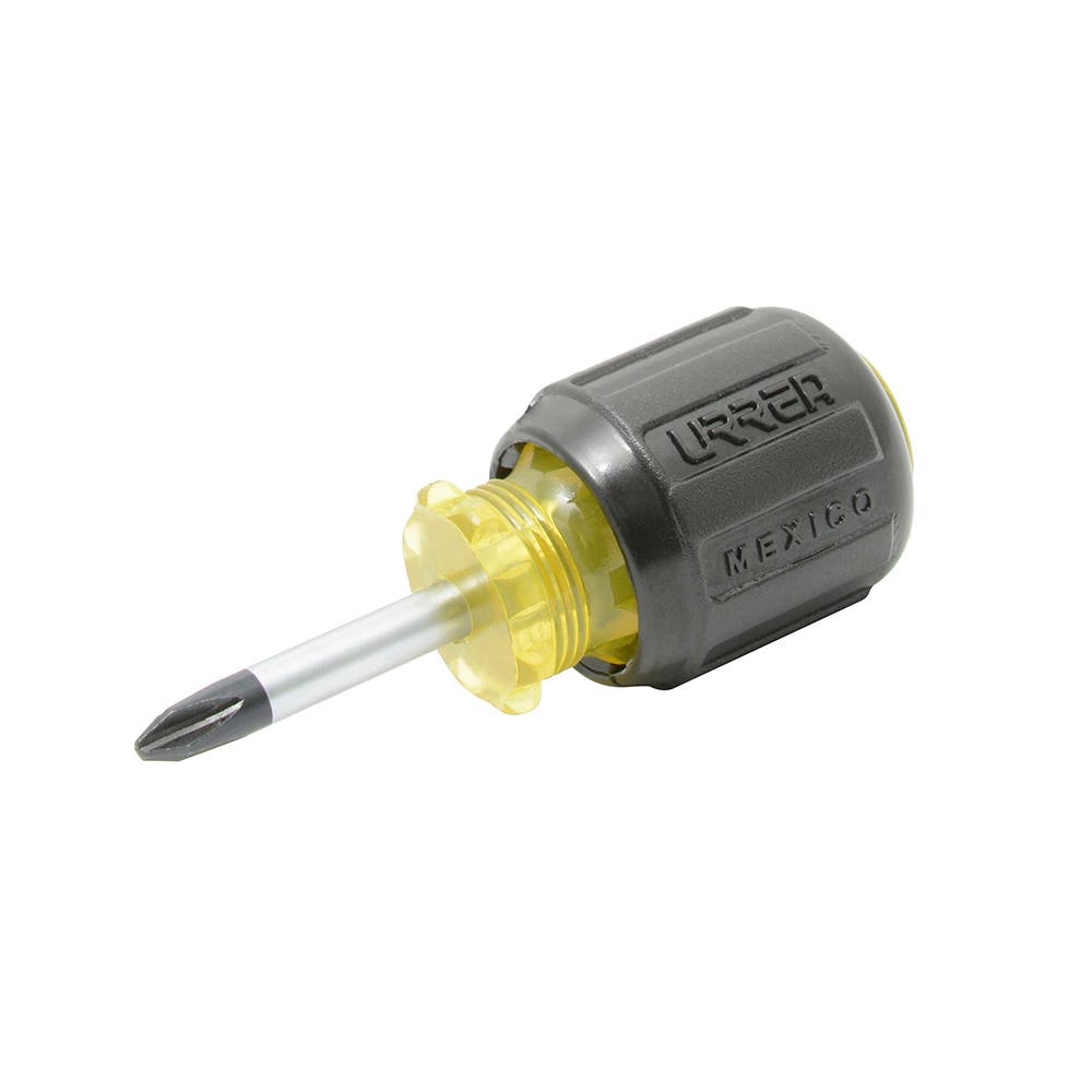 Destornillador Con Mango Cushion Grip, Tipo Trompo Punta Phillips Barra Redonda #2 x 1-3/8, Urrea 9471