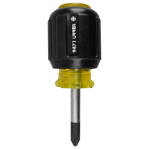 Destornillador Con Mango Cushion Grip, Tipo Trompo Punta Phillips Barra Redonda #2 x 1-3/8, Urrea 9471