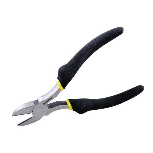 Pinza Para Electricista Con Mango Rubber Grip Corte Diagonal De 7, Surtek 947
