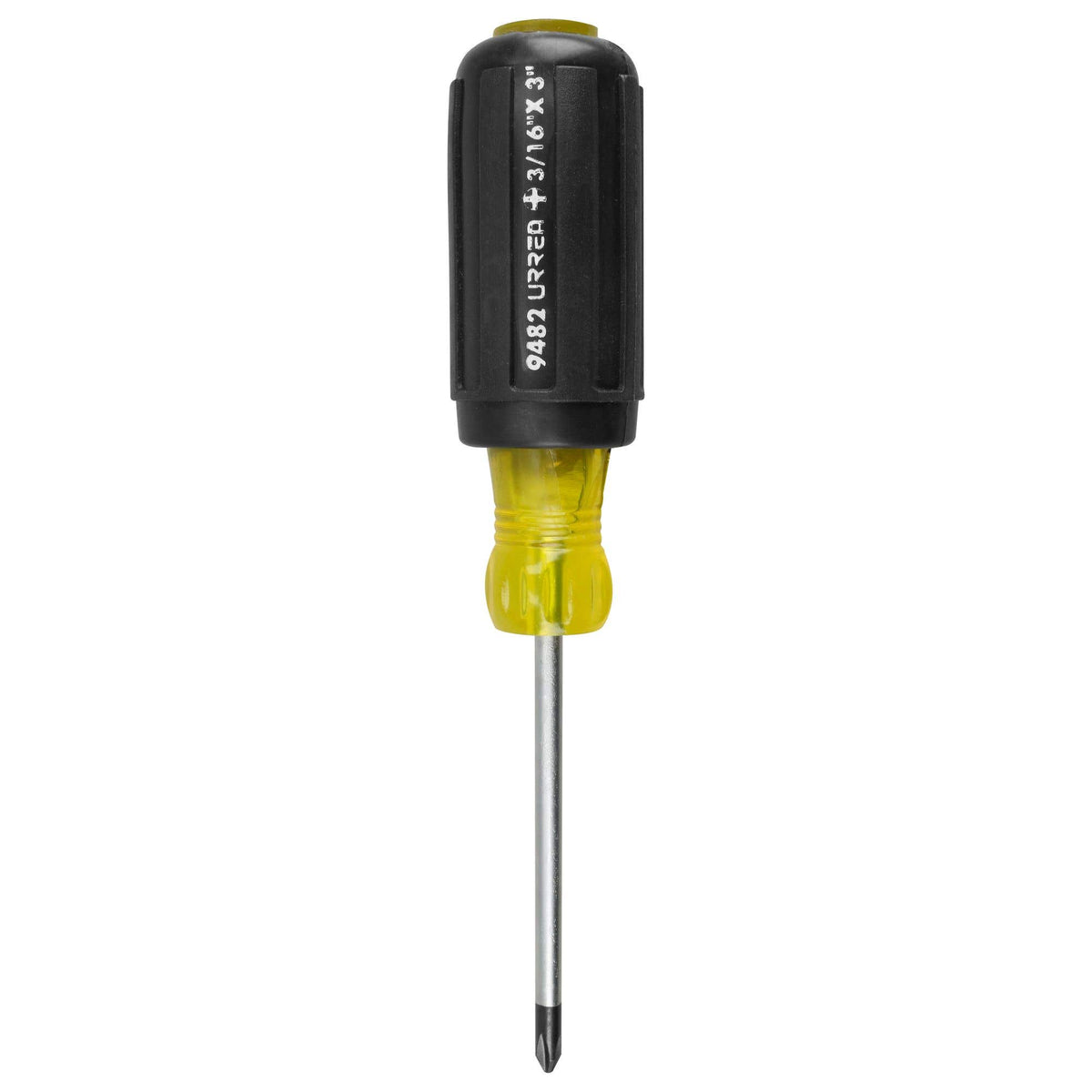 Destornillador Con Mango Cushion Grip, Punta Phillips Barra Redonda #1 x 3, Urrea 9482