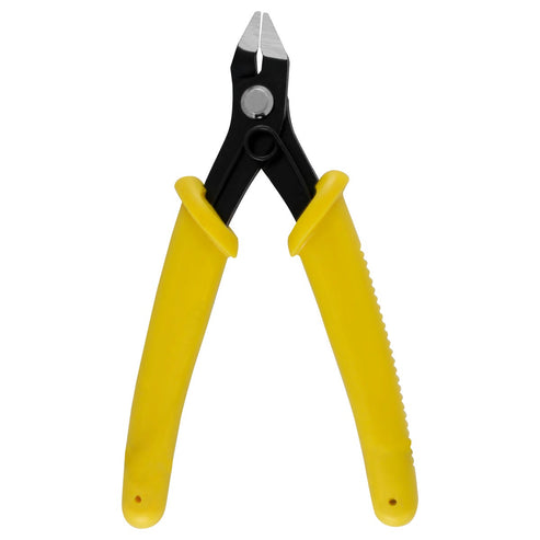 Mini Pinza Para Electrónica Con Mango Bimaterial Corte Diagonal De 5, Surtek 948