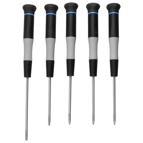 Juego De Destornilladores De Precisión ESD Anti-estáticos Con Punta Torx, 5 Piezas En Estuche, Urrea 9500BT