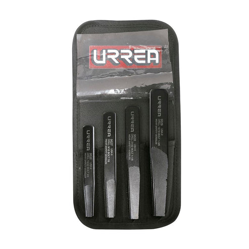 Juego De Extractor Rectos Para Tornillos Y Tubo, 4 Piezas, Urrea 9501A