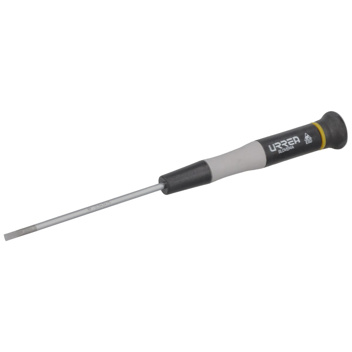 Destornillador De Precisión ESD Anti-estáticos, Punta Plana 15/128 x 2-15/16, Urrea 9508B