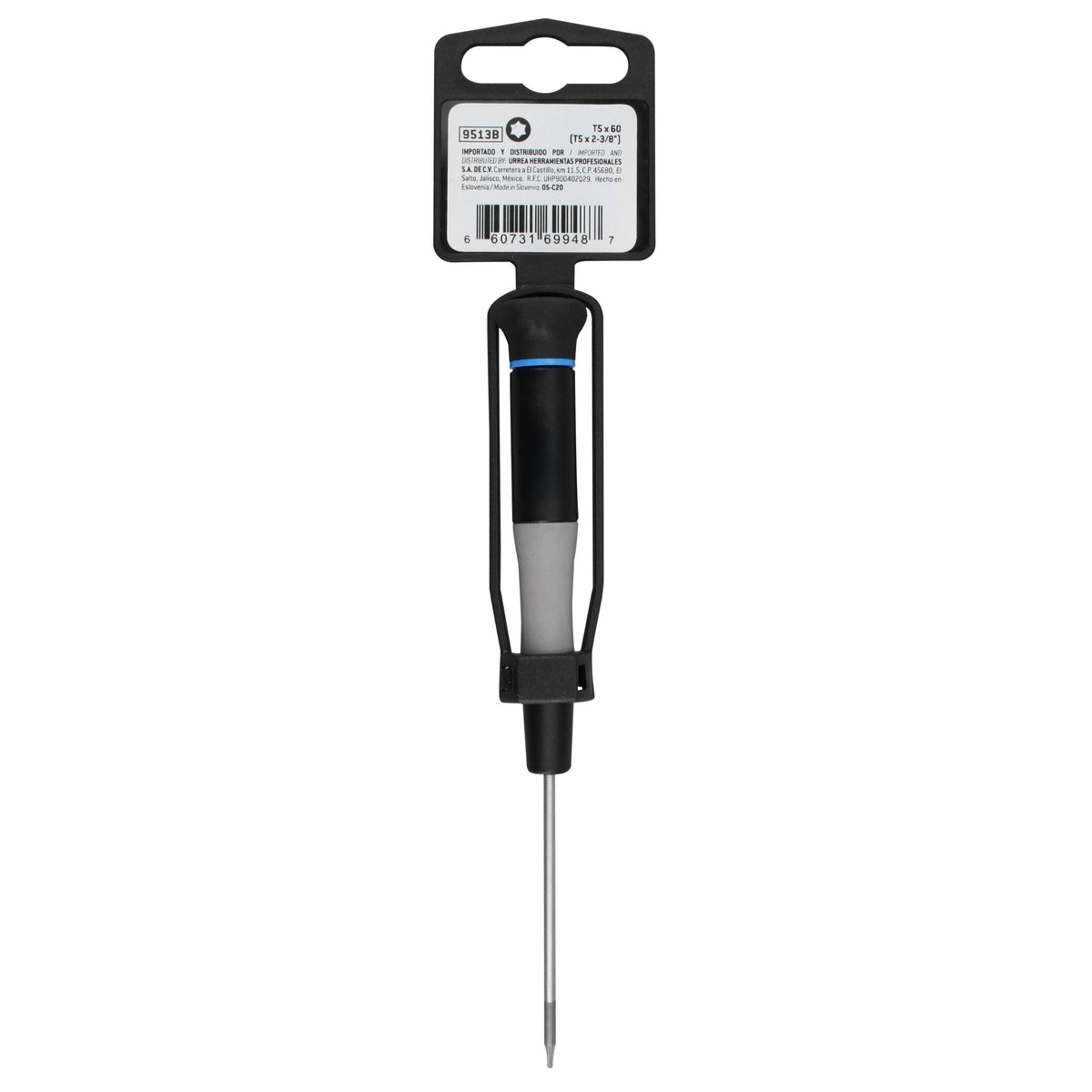 Destornillador De Precisión ESD Anti-estáticos, Punta Torx T5 x 2-3/8, Urrea 9513B