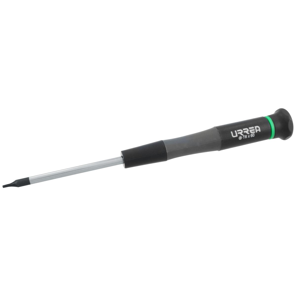 Destornillador De Precisión ESD Anti-estáticos, Punta Torx T6 x 2-3/8, Urrea 9514B