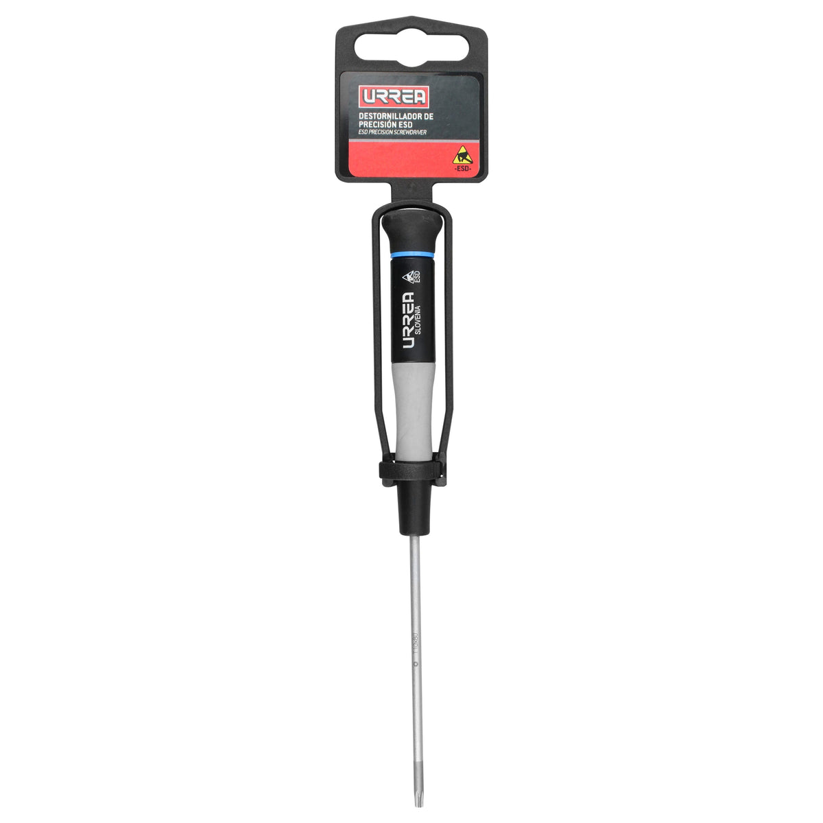 Destornillador De Precisión ESD Anti-estáticos, Punta Torx T10 x 3-5/32, Urrea 9518B