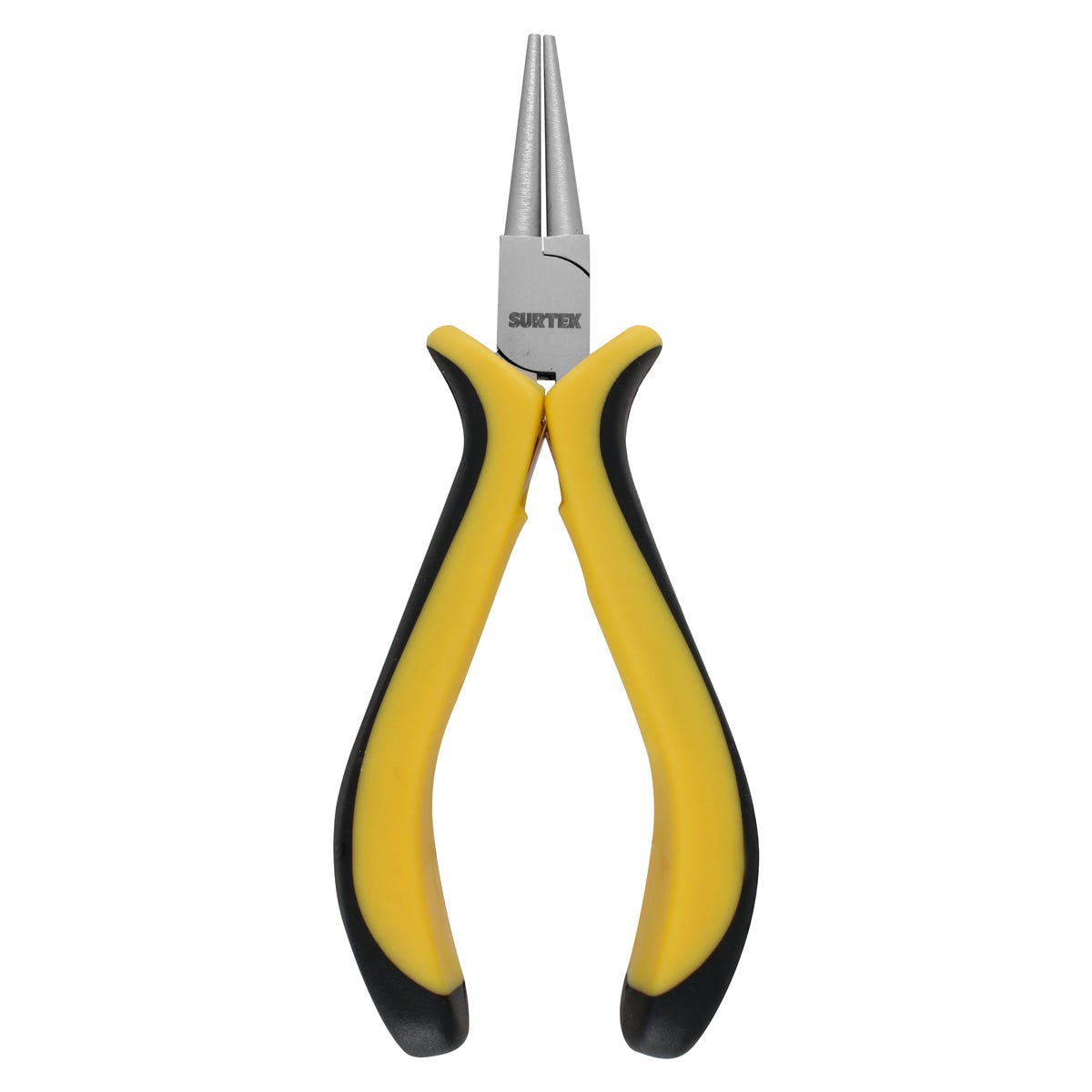 Mini Pinza Para Electrónica Con Mango Bimaterial Cabeza Redonda De 4-3/4, Surtek 956