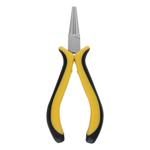 Mini Pinza Para Electrónica Con Mango Bimaterial Cabeza Redonda De 4-3/4, Surtek 956