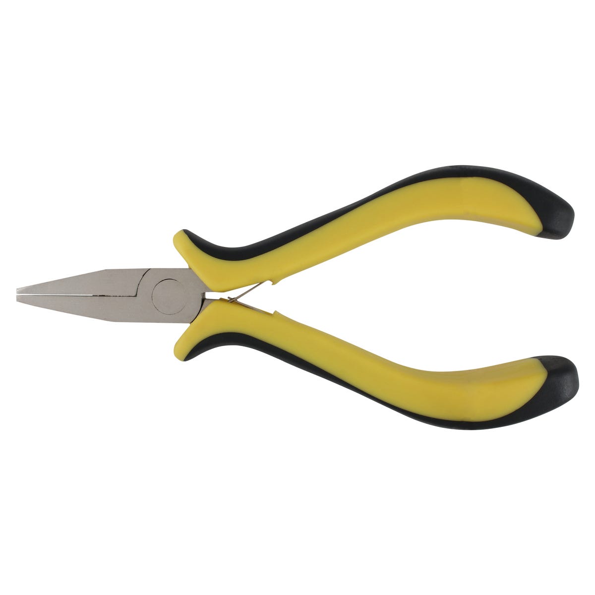 Mini Pinza Para Electrónica Con Mango Bimaterial Punta Plana De 4-3/4, Surtek 957