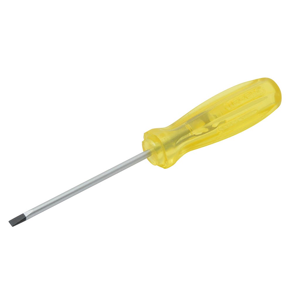 Destornillador Con Mango Ámbar, Punta Cabinet Barra Redonda 1/8 x 5, Urrea 9625