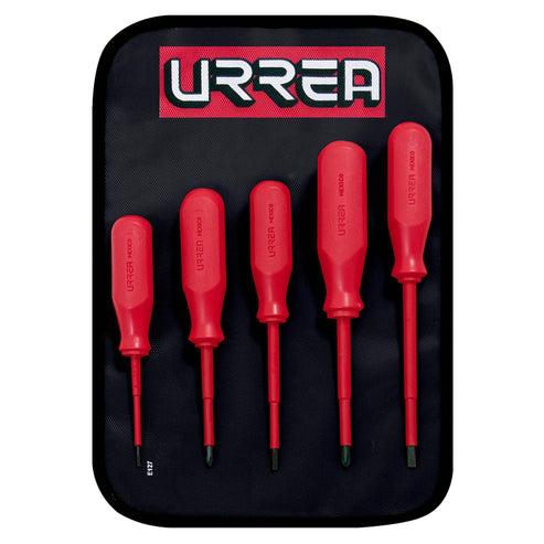 Juego de 5 destornilladores dieléctricos 1000V Urrea 9700C