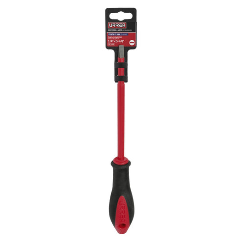 Destornillador Con Mango Bimaterial 1000 V, Punta Plana 1/4, Urrea 9716B