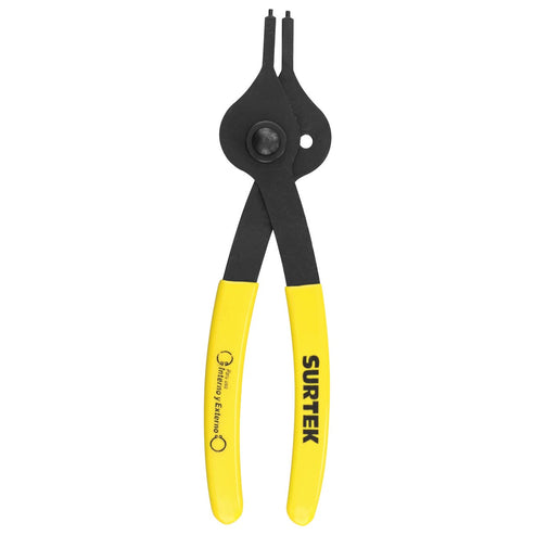 Pinza Para Anillos De Retención Convertibles .072 Ángulo De 180°, Surtek 985