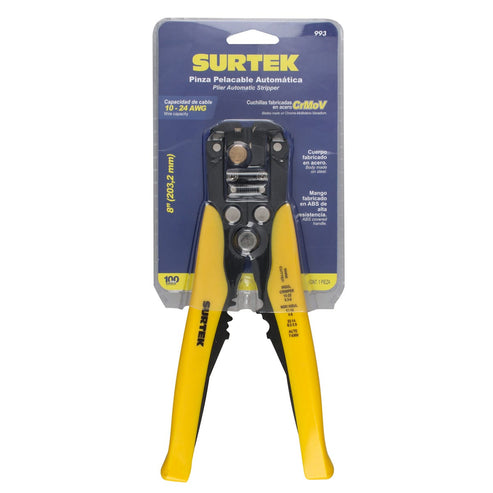Pinza Pelacable Automática 10-24 AWG De 8, Surtek 993